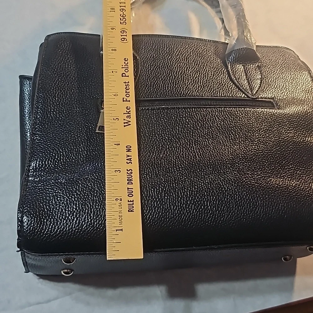 Fancy Black Pocketbook Purse NWOT
